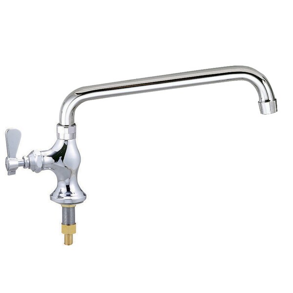 Bk Resources Workforce Standard Duty Faucet with Interchangeable 8" Swing Spout BKF-WPF-8-G - main